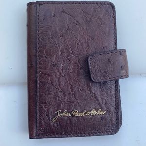 New 2 x John Paul Ataker leather card holder
